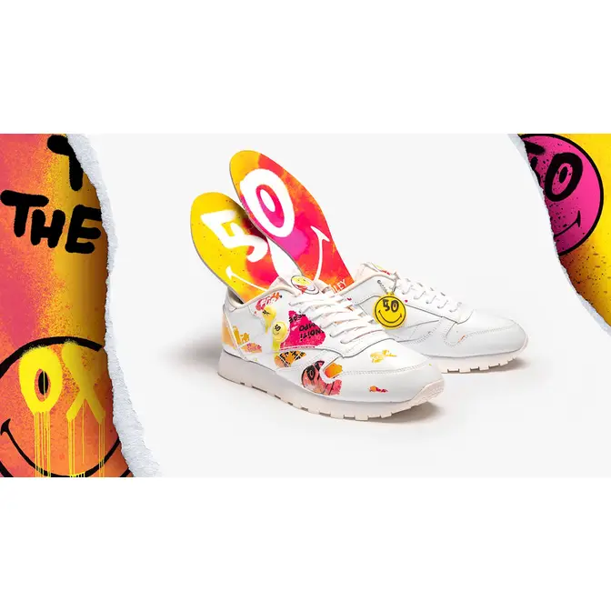 SMILEY x Reebok Classic Leather Pump 50th Anniversary | Where To Buy ...