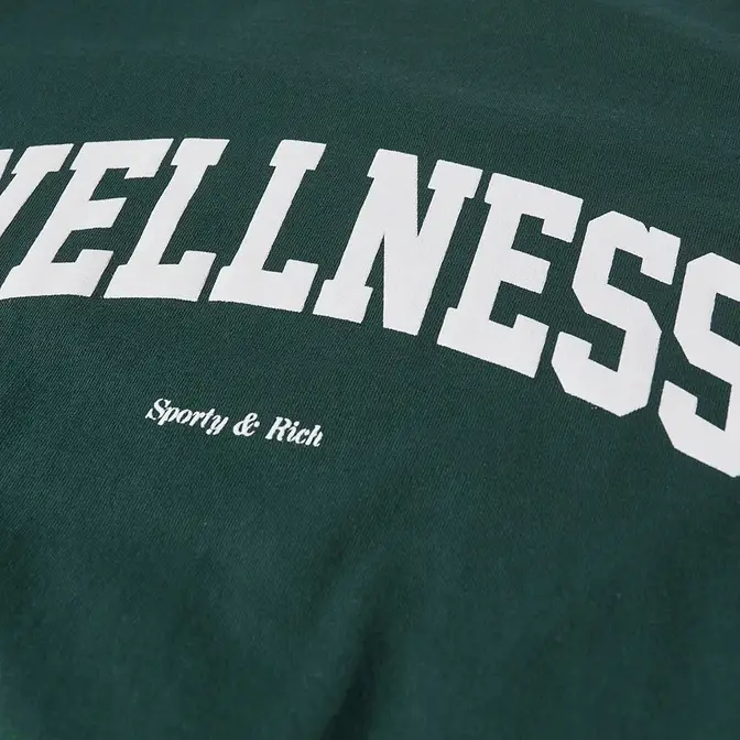 Sporty & Rich Wellness Ivy Unisex Baseball T-Shirt Green