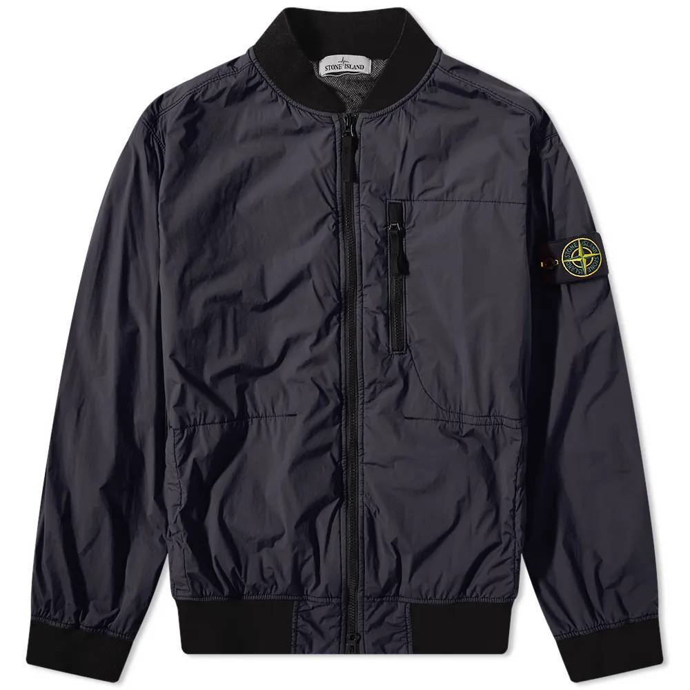 Stone Island NylonTc Bomber Jacket Charcoal The Sole Supplier