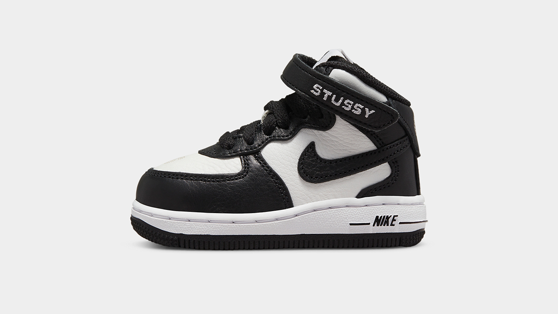 The Stüssy x Nike Air Force 1 Mid is Also Dropping in Kids' Sizing