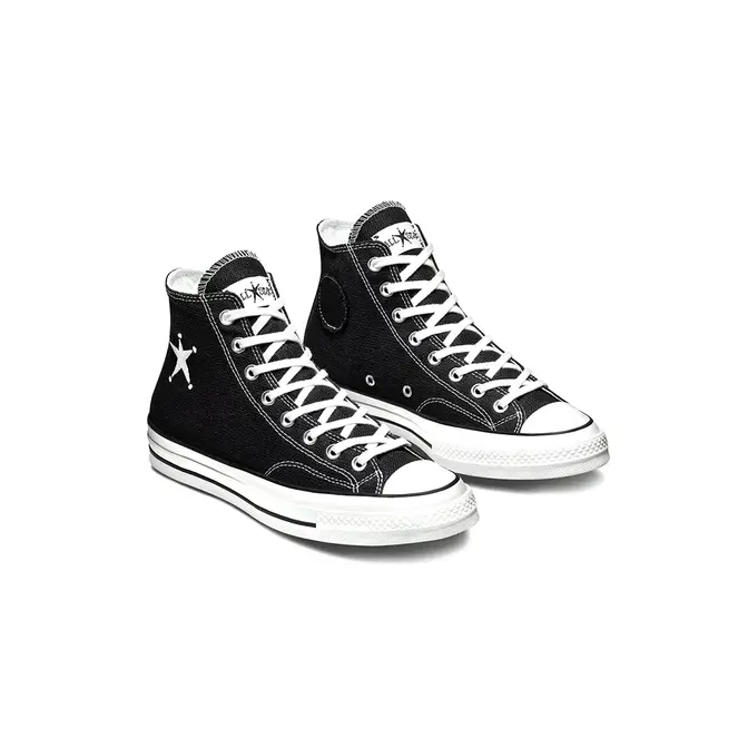 Stussy x Converse Chuck 70 High Black White | Where To Buy | A01765C ...