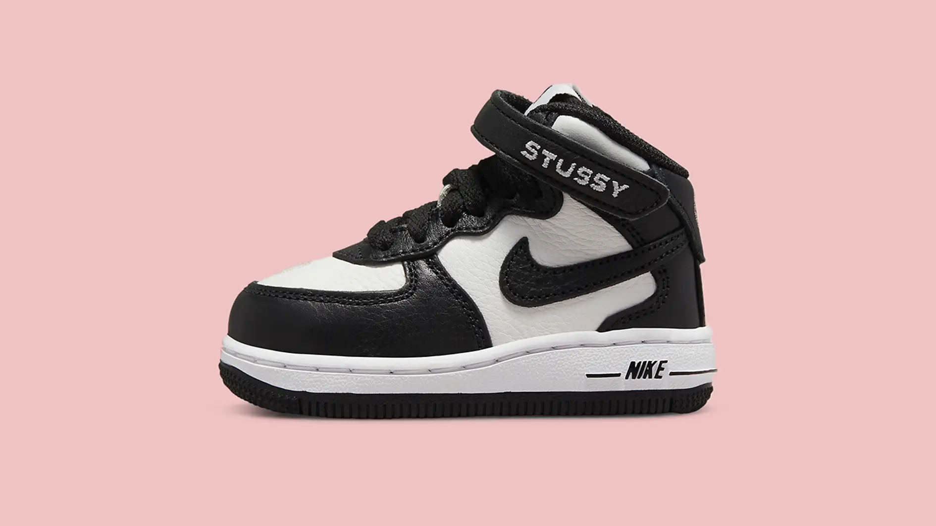 The Stüssy x Nike Air Force 1 Mid is Also Dropping in Kids' Sizing 