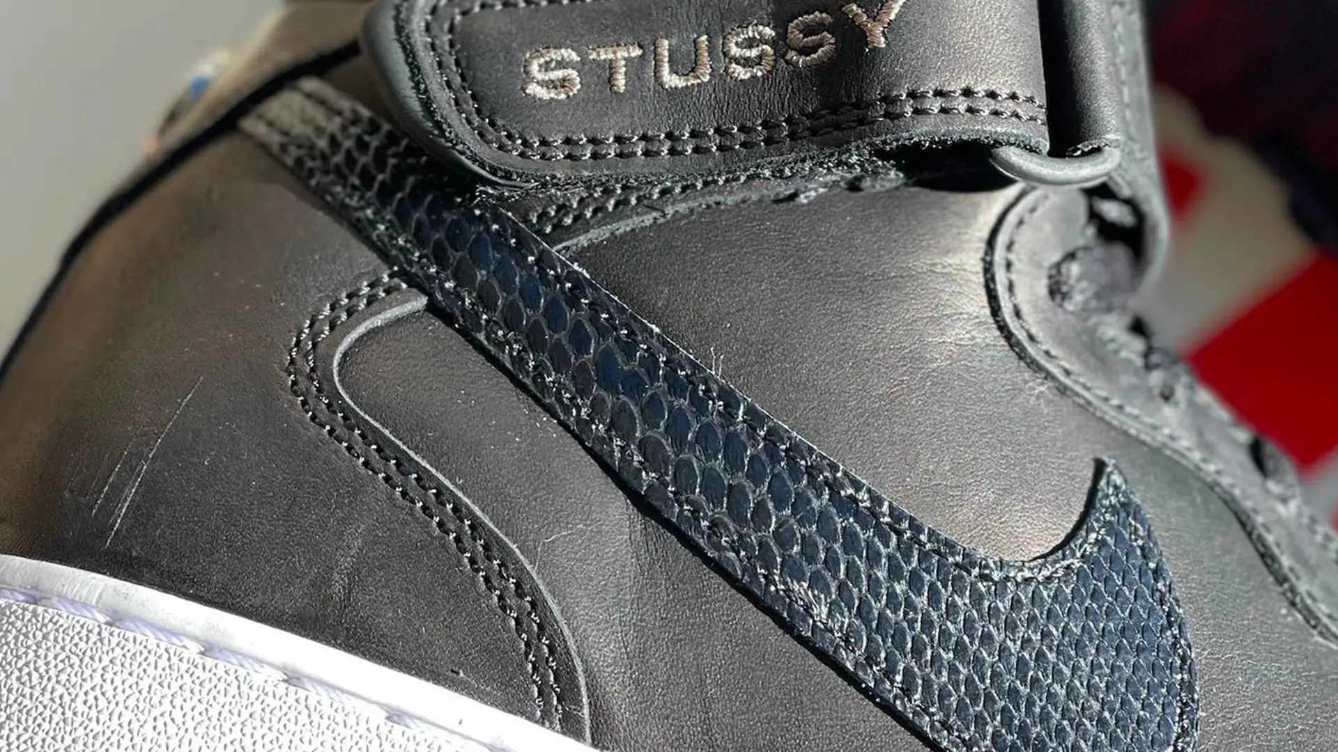 Take a Closer Look at the Stüssy x Nike Air Force 1 Mid 