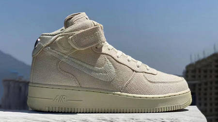 Could the Stüssy x Nike Air Force 1 Mid "Fossil" Be Better Than 2020's Lows? Could the Stüssy x Nike Air Force 1 Mid "Fossil" Be Better Than 2020's Lows?