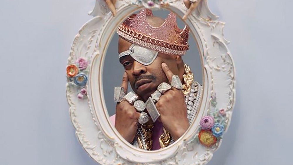 Image via Supreme Supreme Recruits Rap Royalty Slick Rick for Its Meissen Mirror Campaign