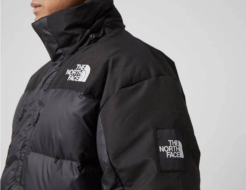 The North Face Black Box Himalayan Down Parka Black logo