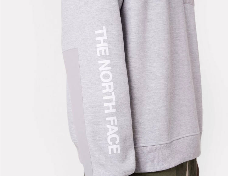 The North Face Tech Crew Neck Sweatshirt Grey Detail 2