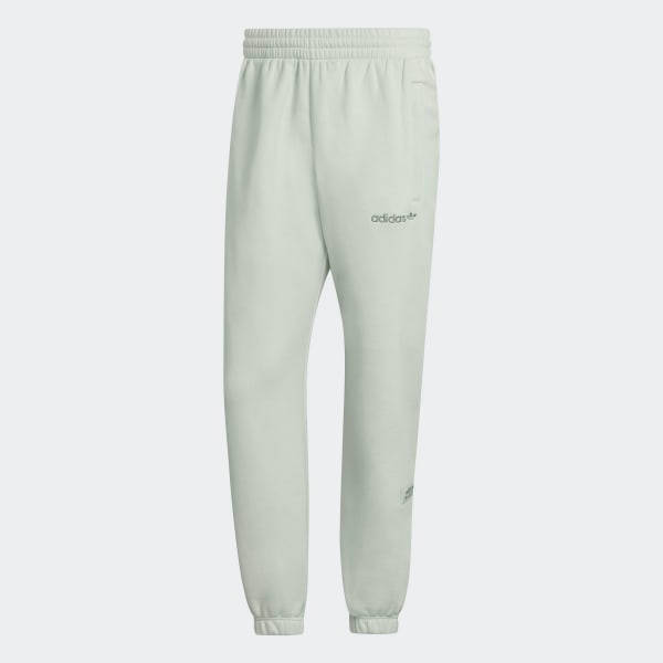 Trefoil_Linear_Sweat_Joggers_Green_HM2670_01_laydown