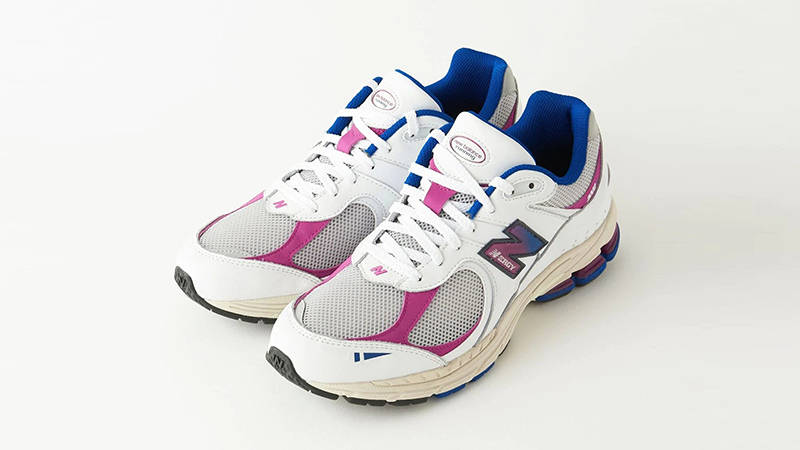 United Arrows x New Balance 2002R White Pink Blue M2002RGY Front