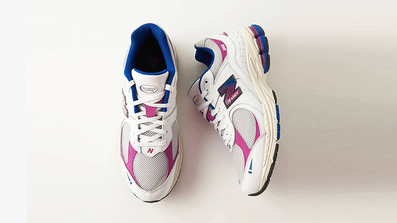 United Arrows x New Balance 2002R White Pink Blue M2002RGY Top