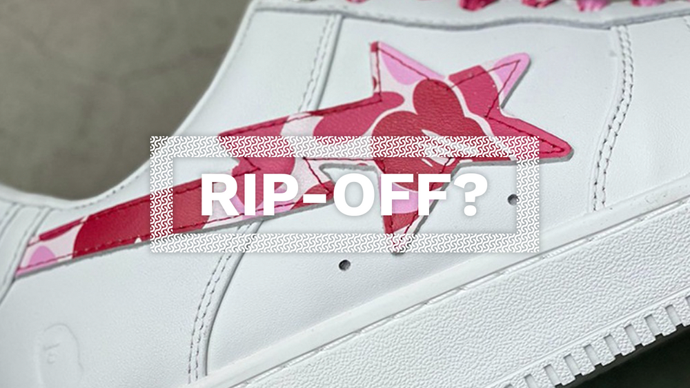 Image via A Bathing Ape Why Are Design Rip-Offs Still Relevant in Sneaker Culture