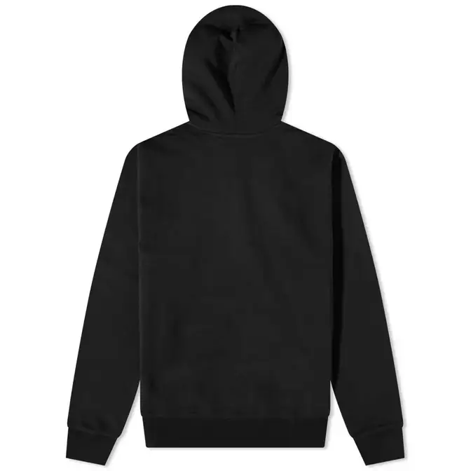 neat-fit T-shirt in white Hoody Black back