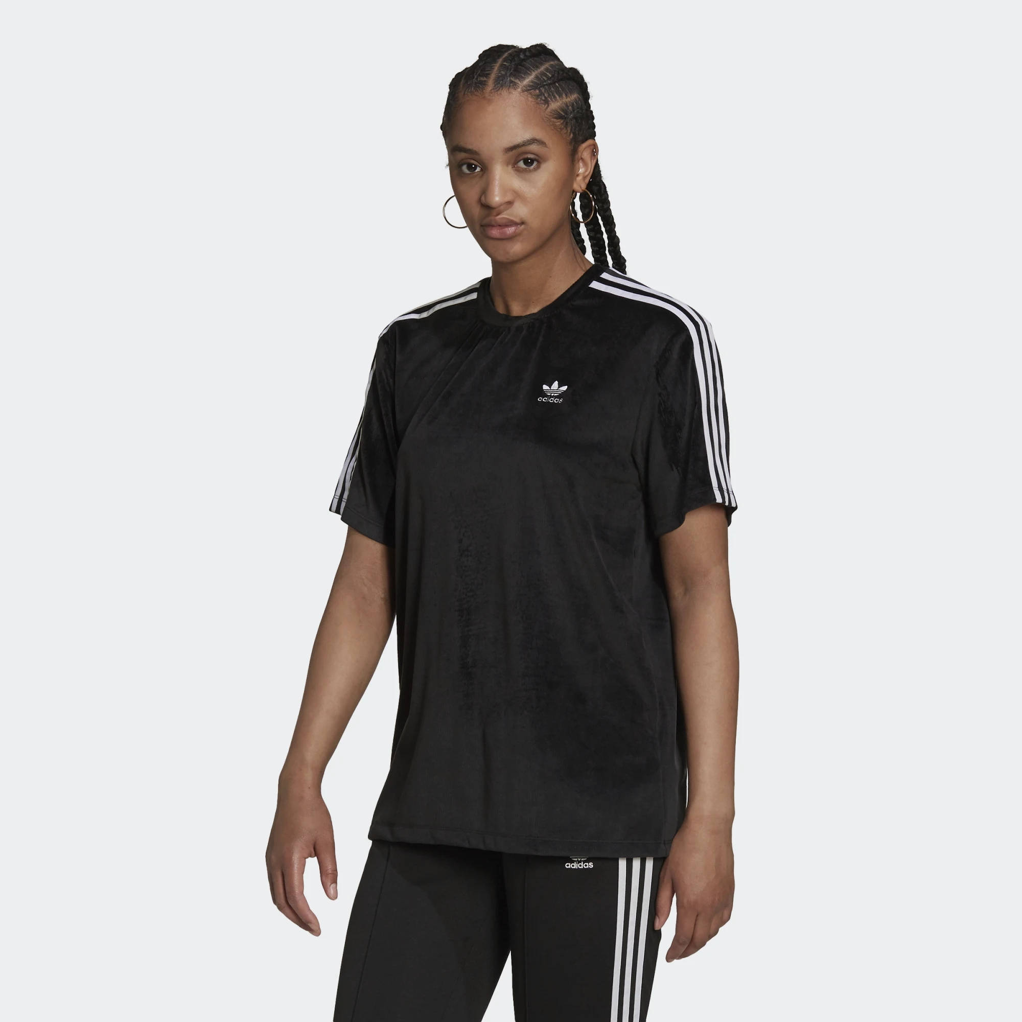 adidas Adicolor Classics Corded Velour Loose T-Shirt