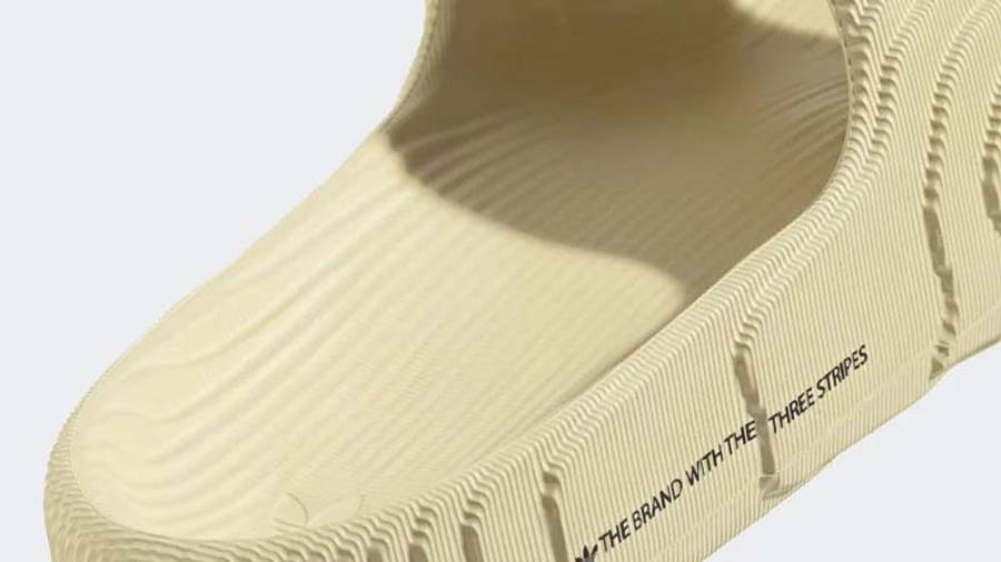 adidas Adilette 22 Slides Cream Closeup