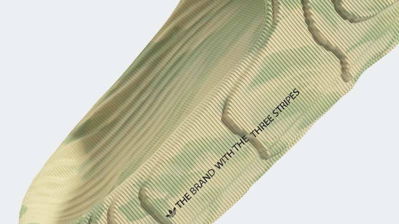 adidas Adilette 22 Slides Green Closeup