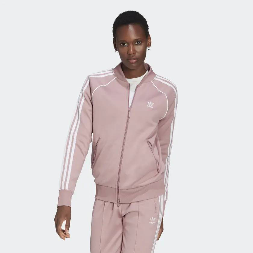 peach adidas tracksuit mens