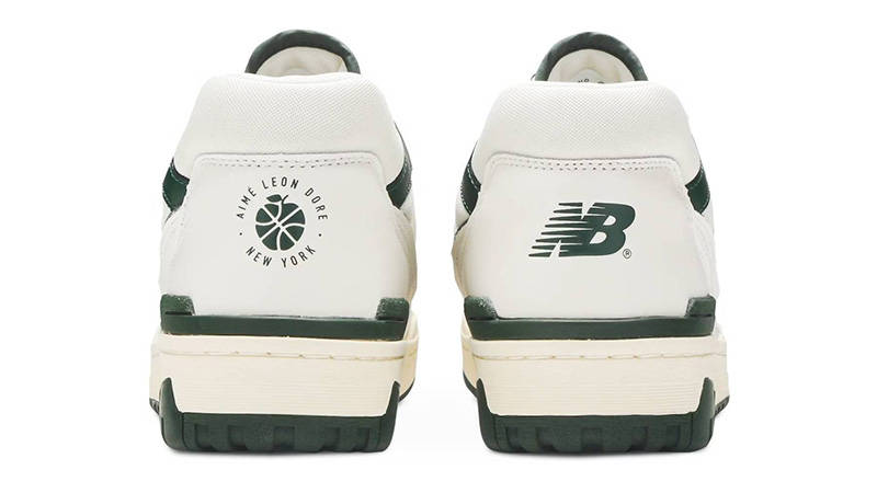 Aime Leon Dore x New Balance 550 White EverGreen back