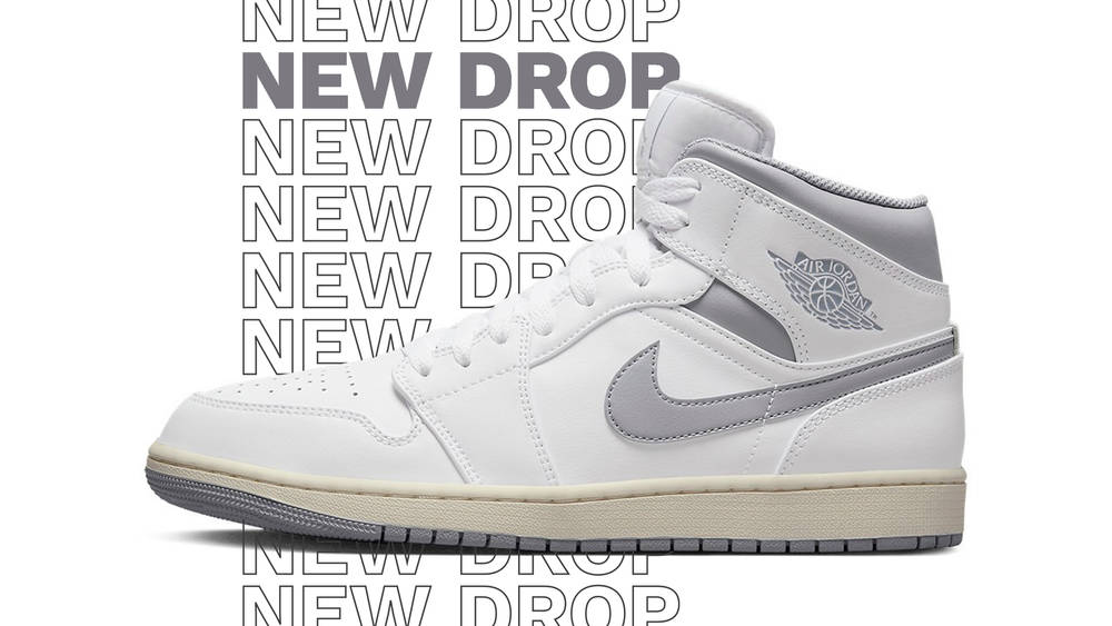 Image via Nike Air Jorda 1 Mid Neutral Grey
