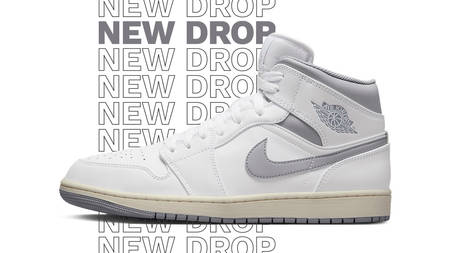 The Air Jordan 1 Mid "Neutral Grey" Arrives with a Familiar Colourway The Air Jordan 1 Mid "Neutral Grey" Arrives with a Familiar Colourway