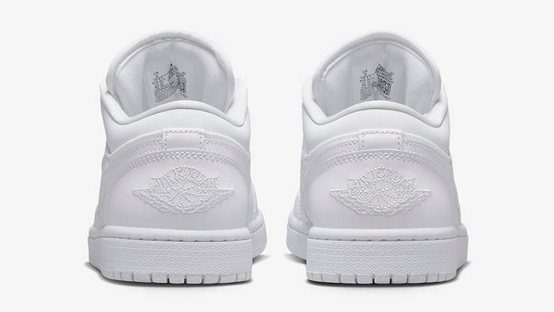 Air Jordan 1 Low Quilted Triple White