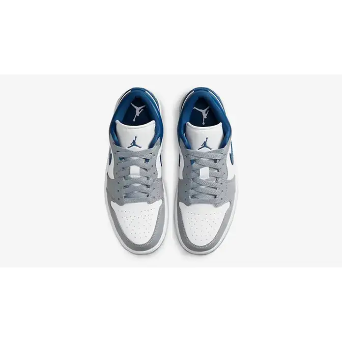 Air Jordan 1 Low White Grey Blue | Where To Buy | DC0774-042 | The Sole ...