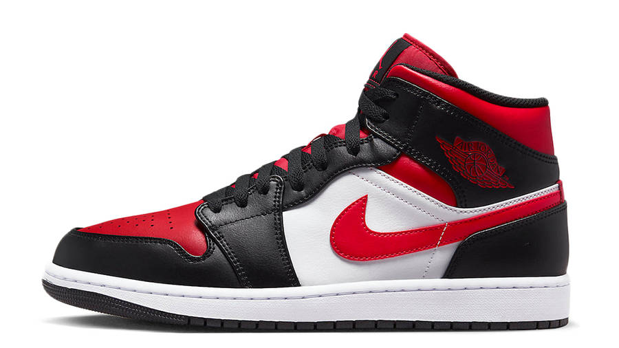 Air Jordan 1 Mid Bred Toe White | Where To Buy | 554724-079 | The Sole ...