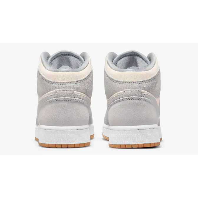 Air Jordan 1 Mid SE GS Coconut Milk Grey | Where To Buy | DN4346