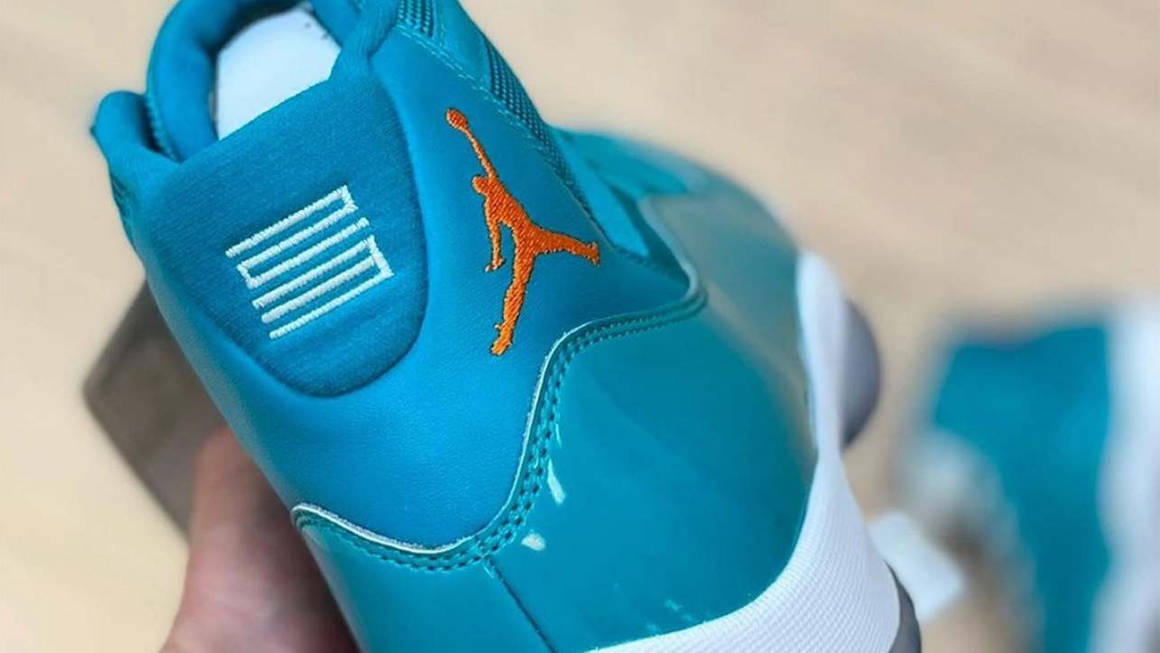 This Miami Dolphins-Inspired Air Jordan 11 is Only a Looksee Sample -  Sneaker Freaker