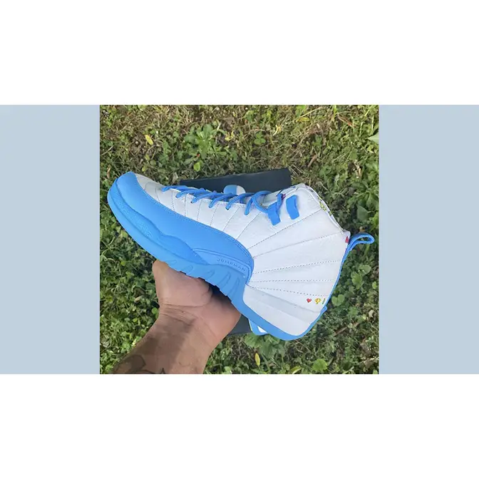 Jordan 12 retro hot sale gg university blue