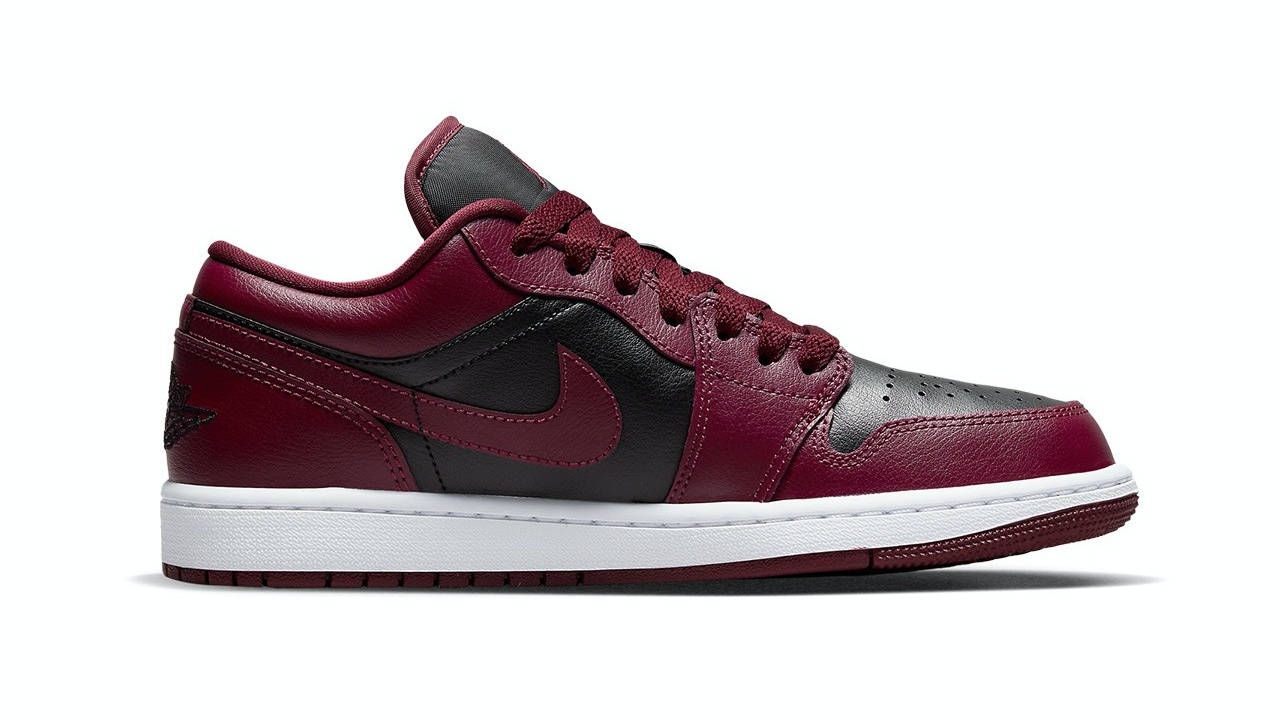 AJ1 Low Maroon 2