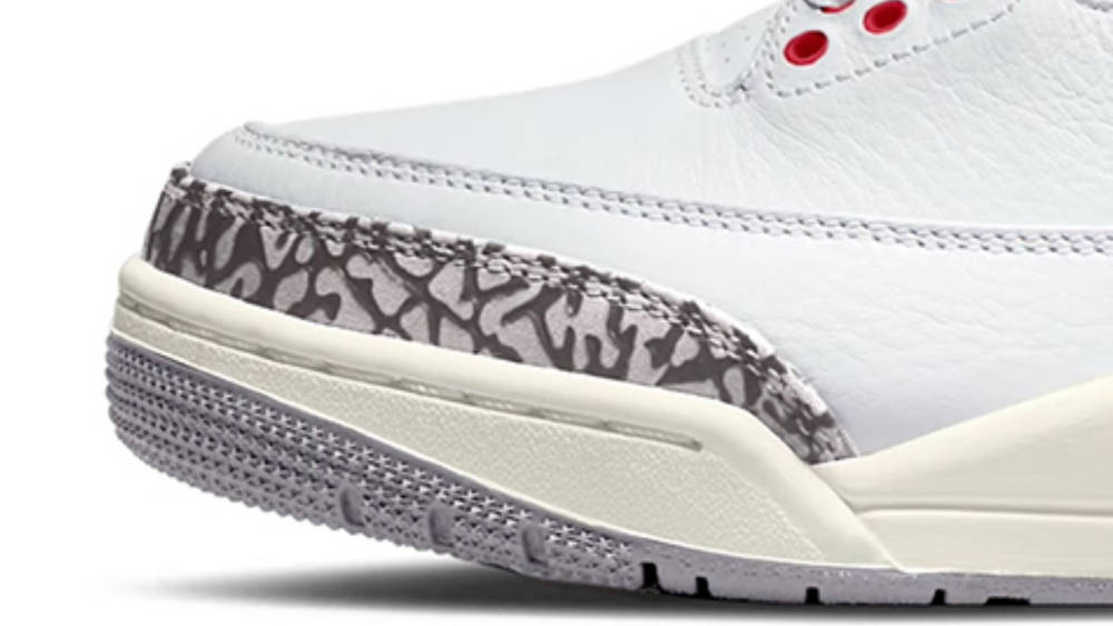 Image via zsneakerheadz AJ3 White Cement Reimagined 2