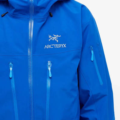 Arc'teryx Alpha SV Jacket Blue logo