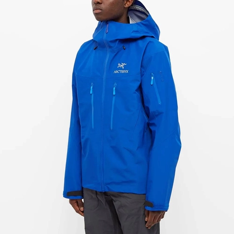 Carhartt WIP embroidered-logo sleeve hoodie Blau