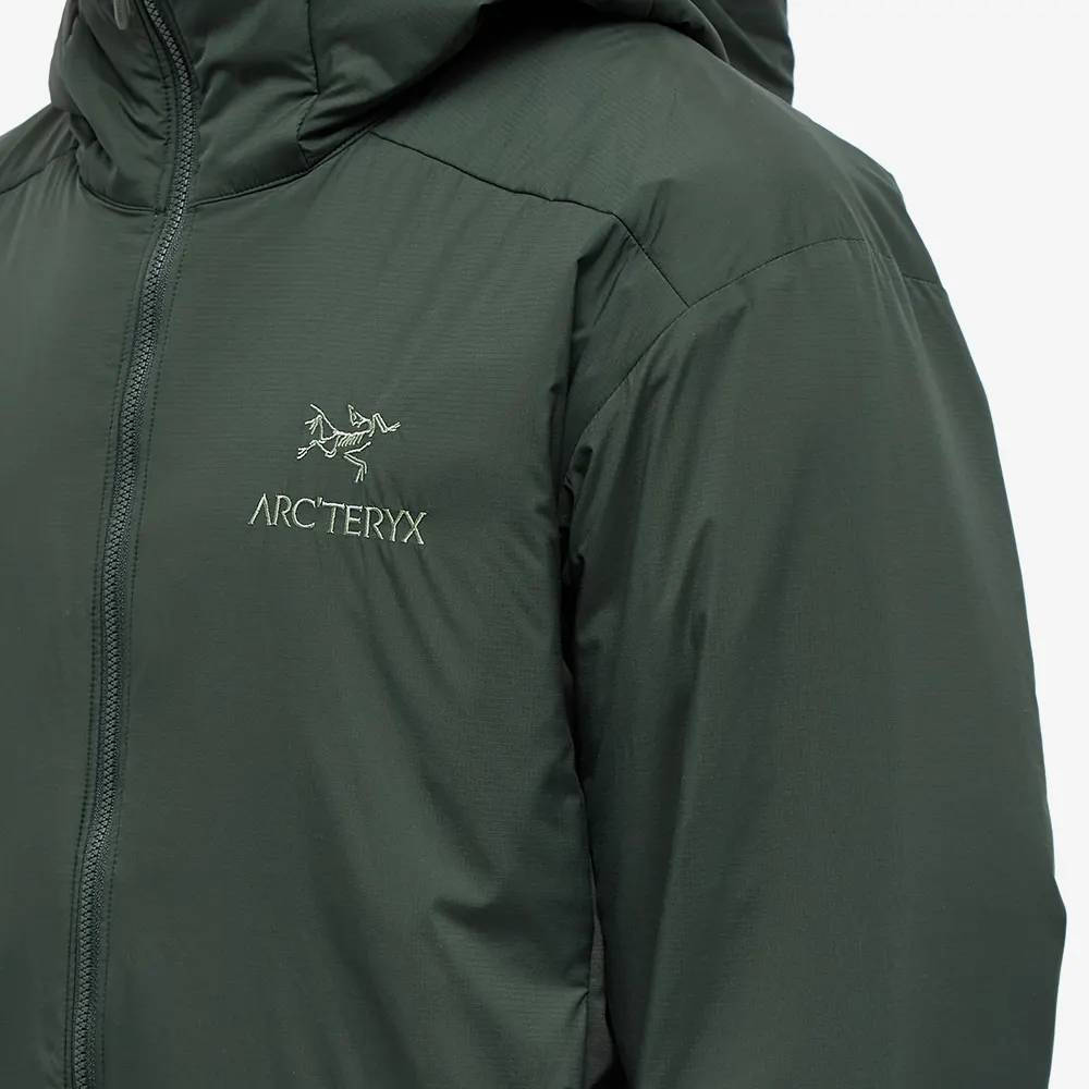 Arc'teryx Atom LT Hooded Jacket Green logo