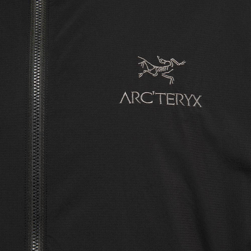 Arc’teryx Atom SL Hooded Jacket Black logo