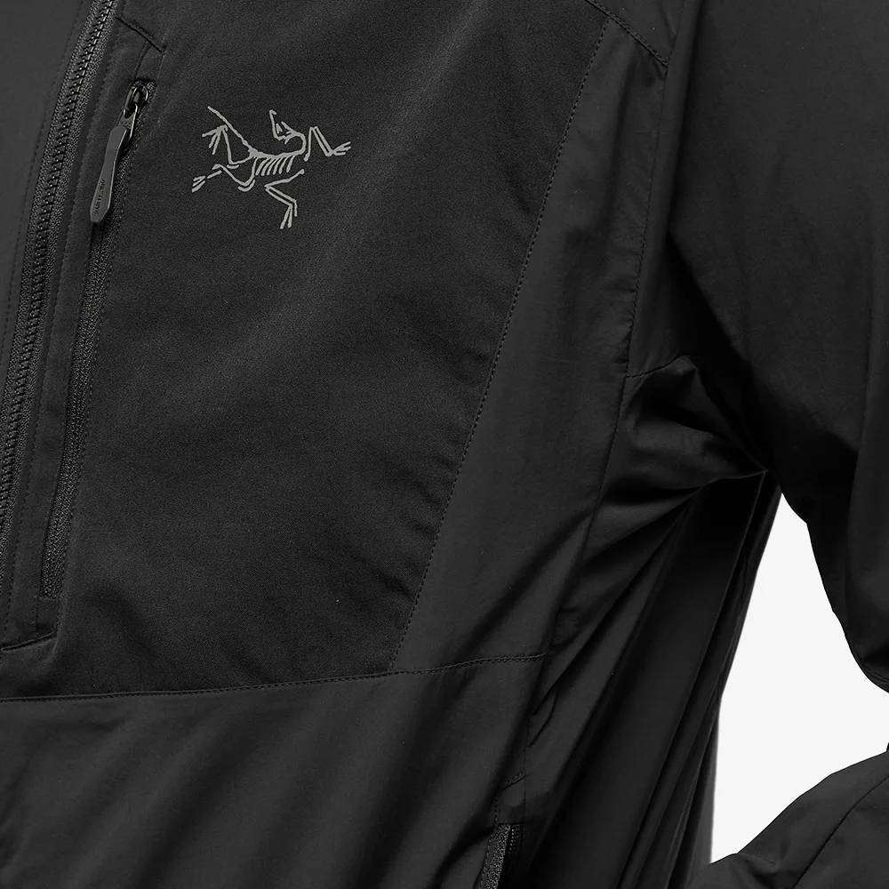Arc'teryx Proton FL Hooded Jacket Black logo