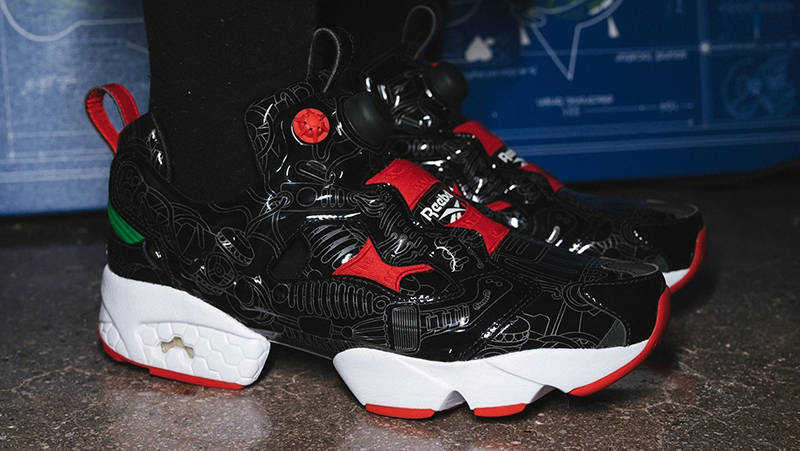 BAIT x Reebok Instapump Fury Astro Boy GY8470 on feet