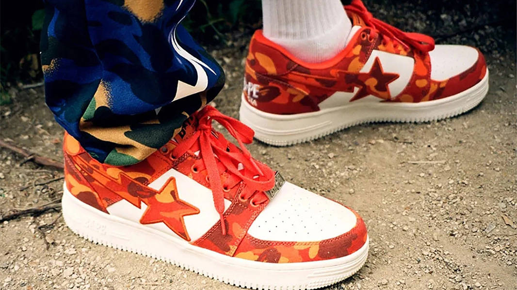 BAPE STA Heron Preston Orange Side