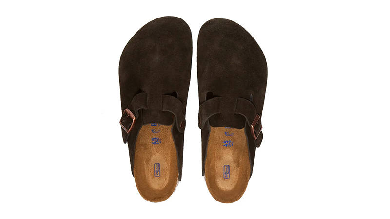 Birkenstock Boston Mocha Suede