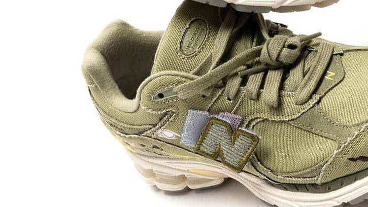 Bryant Giles x New Balance 2002R Canvas Olive Green Collaboration