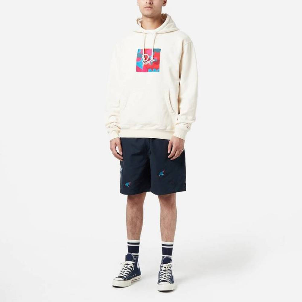 by Parra Abstract Shapes Hoodie Cream full