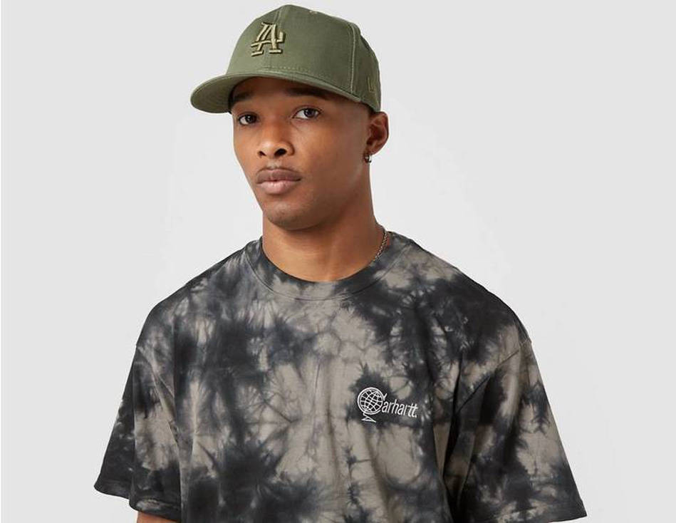 Carhartt WIP Global Tie-Dye T-Shirt Black face