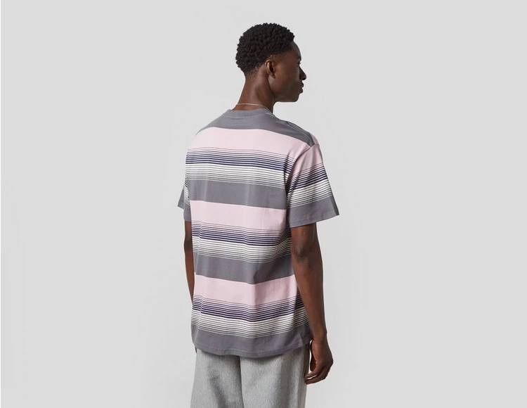 Carhartt WIP Hanmore Stripe T-Shirt Pink Back