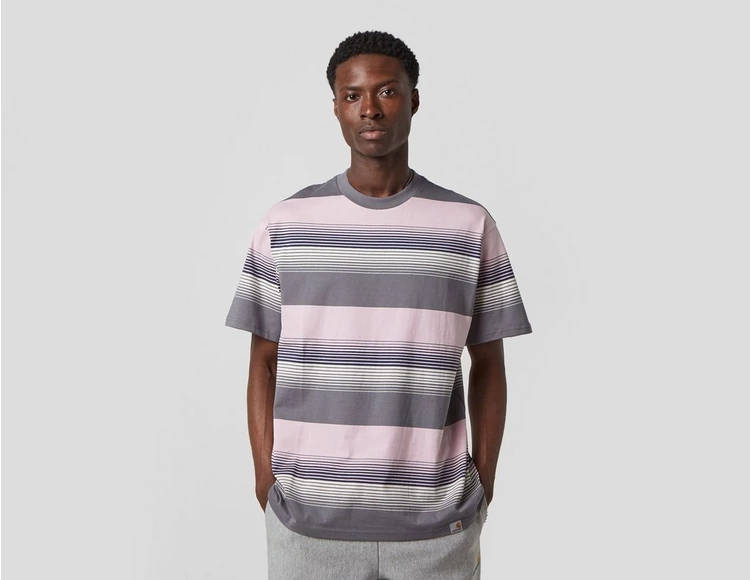 Carhartt WIP Hanmore Stripe T-Shirt Pink