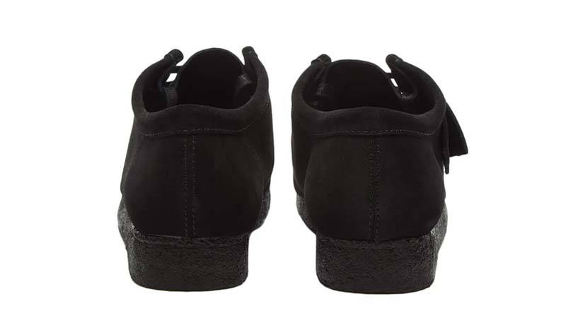 Clarks Wallabee Suede Scarpe da Donna Nere-UK 7 / EU 41