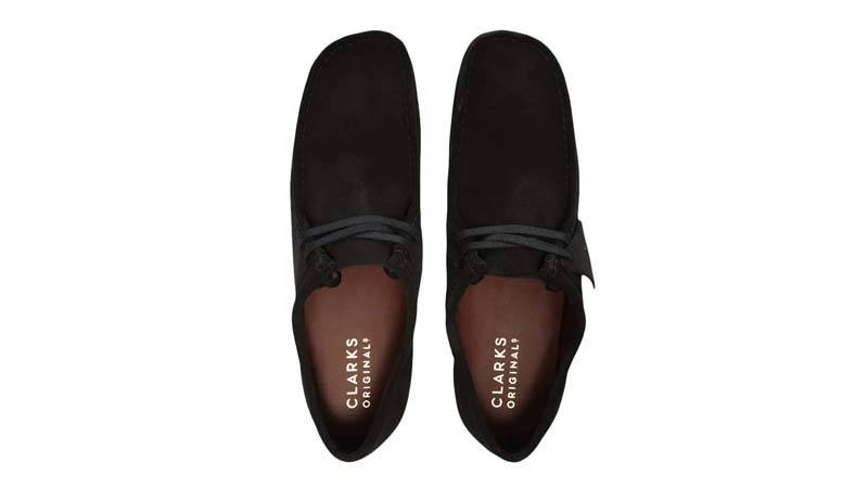 Clarks Originals Wallabee Black Suede Middle