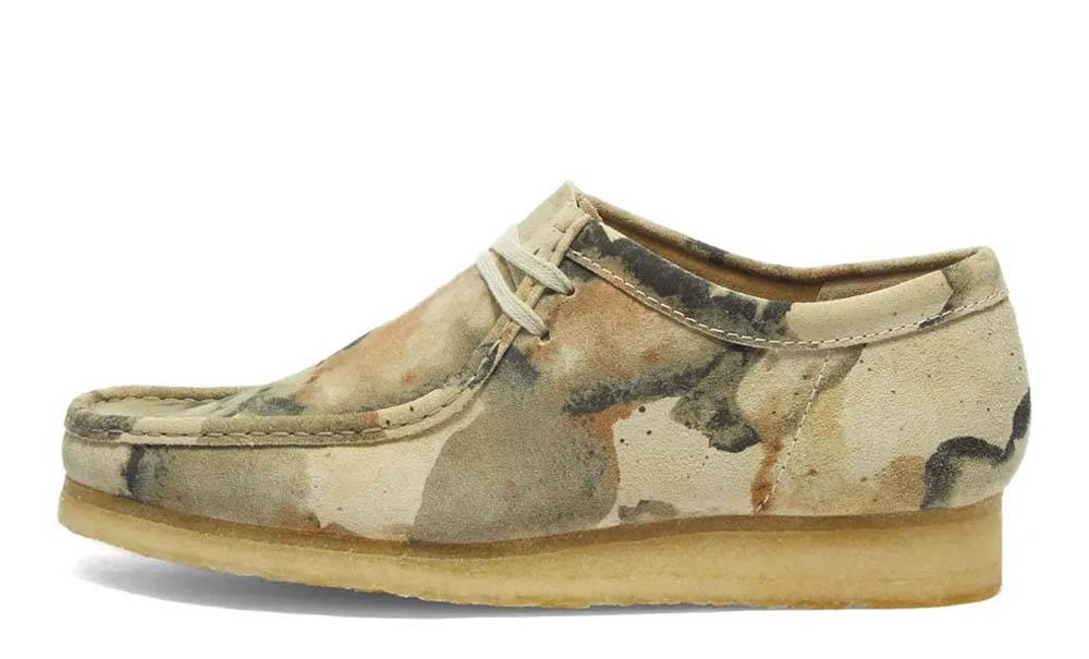 Clarks Originals Wallabee Off White Camo
