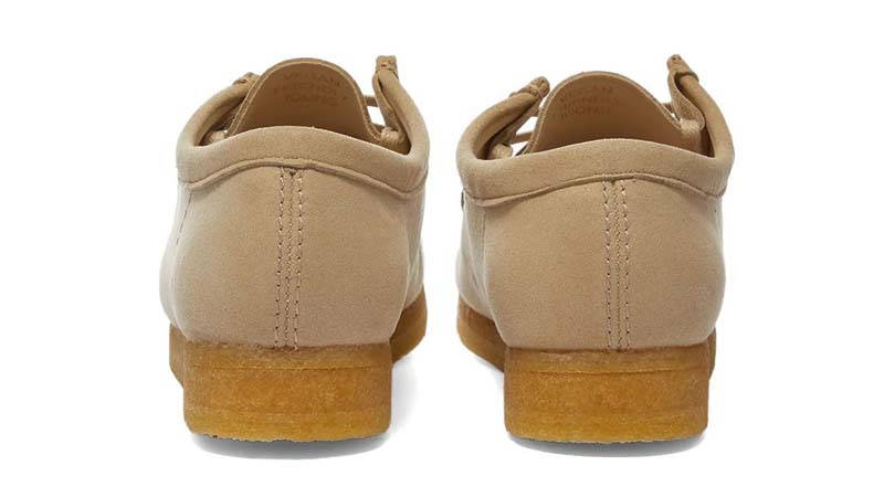 Clarks Originals Wallabee Vegan Sand Vegan Back