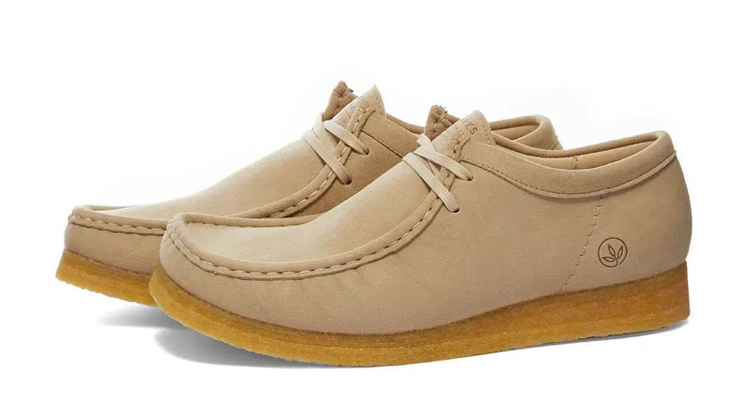 Clarks Originals Wallabee Vegan Sand Vegan Front