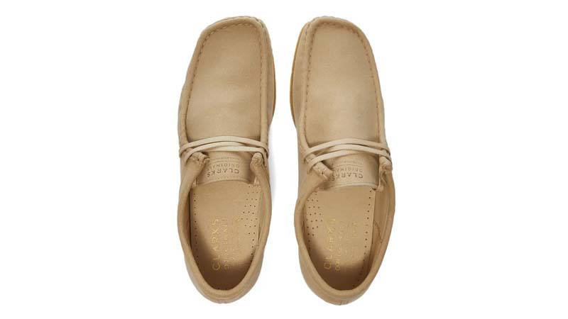Clarks Originals Wallabee Vegan Sand Vegan Middle